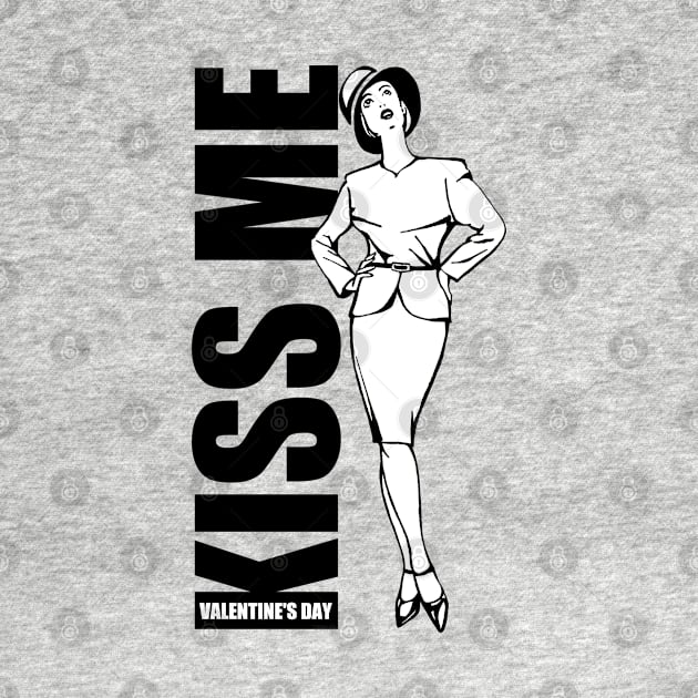 Kiss Me - Valentine's Day Gift Ideas by ROSHARTWORK